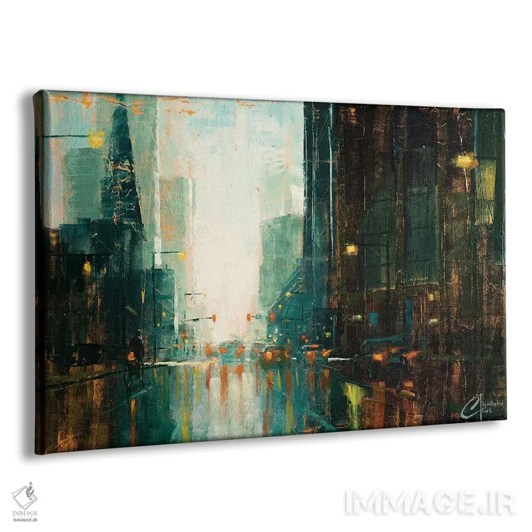 تابلو دنور (آمریکا) اثر کریستوفر کلارک - نمای پرسپکتیو محصول