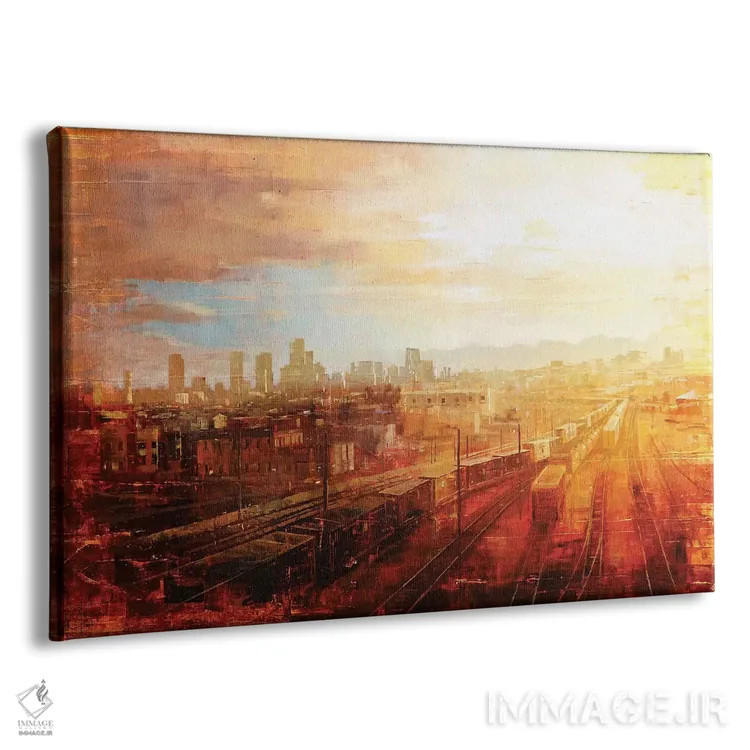 تابلو دنور (آمریکا) اثر کریستوفر کلارک - نمای پرسپکتیو محصول