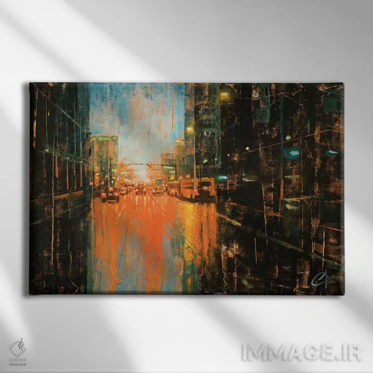 تابلو دنور (آمریکا) اثر کریستوفر کلارک - نمای روبهرو روی دیوار