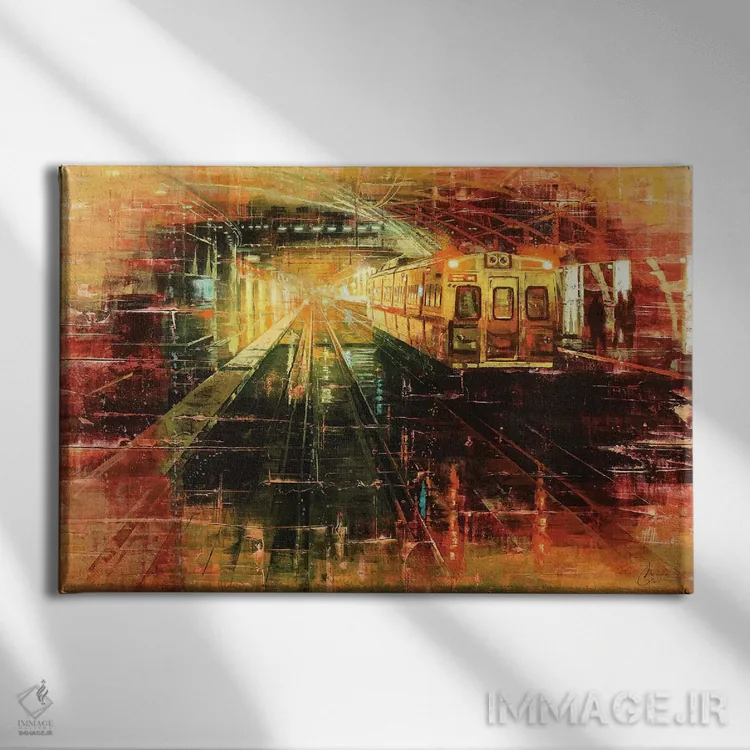 تابلو دنور (آمریکا) اثر کریستوفر کلارک - نمای روبهرو روی دیوار