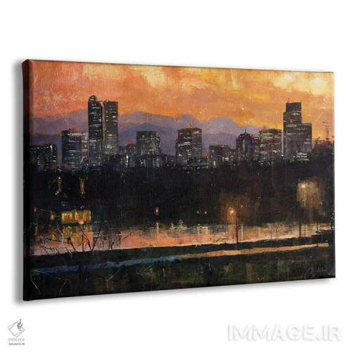 تابلو خط افق دنور از پارک شهر III اثر کریستوفر کلارک - نمای پرسپکتیو محصول