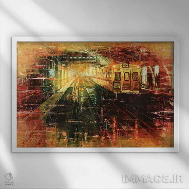 تابلو دنور (آمریکا) اثر کریستوفر کلارک - نمای قابدار سفید