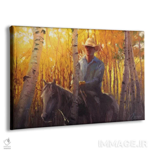 تابلو گاوشر آسپن (غرب آمریکا) اثر کریستوفر کلارک - نمای پرسپکتیو محصول