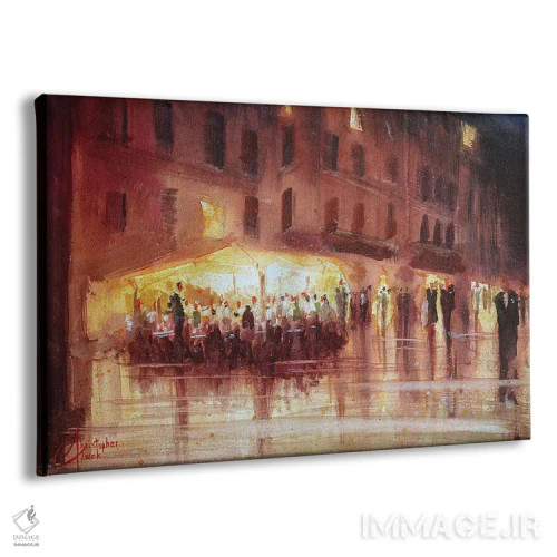 تابلو Italy,جنوا، ایتالیا اثر کریستوفر کلارک - نمای پرسپکتیو محصول