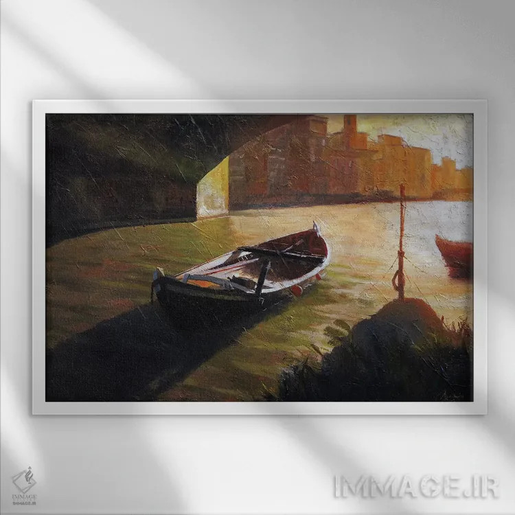 تابلو Italy,فلورانس، ایتالیا اثر کریستوفر کلارک - نمای قابدار سفید