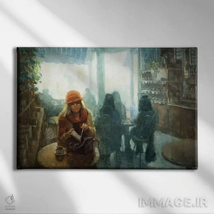 تابلو یادداشت روزانه اثر کریستوفر کلارک - نمای روبهرو روی دیوار