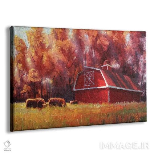 تابلو Colorado,انبار قرمز بزرگ در آروادا، کلرادو اثر کریستوفر کلارک - نمای پرسپکتیو محصول