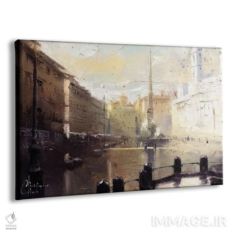 تابلو رم (ایتالیا) اثر کریستوفر کلارک - نمای پرسپکتیو محصول