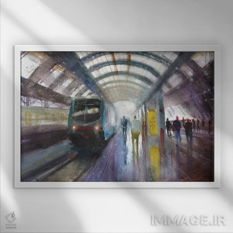 تابلو Italy,میلان، ایتالیا اثر کریستوفر کلارک - نمای قابدار سفید