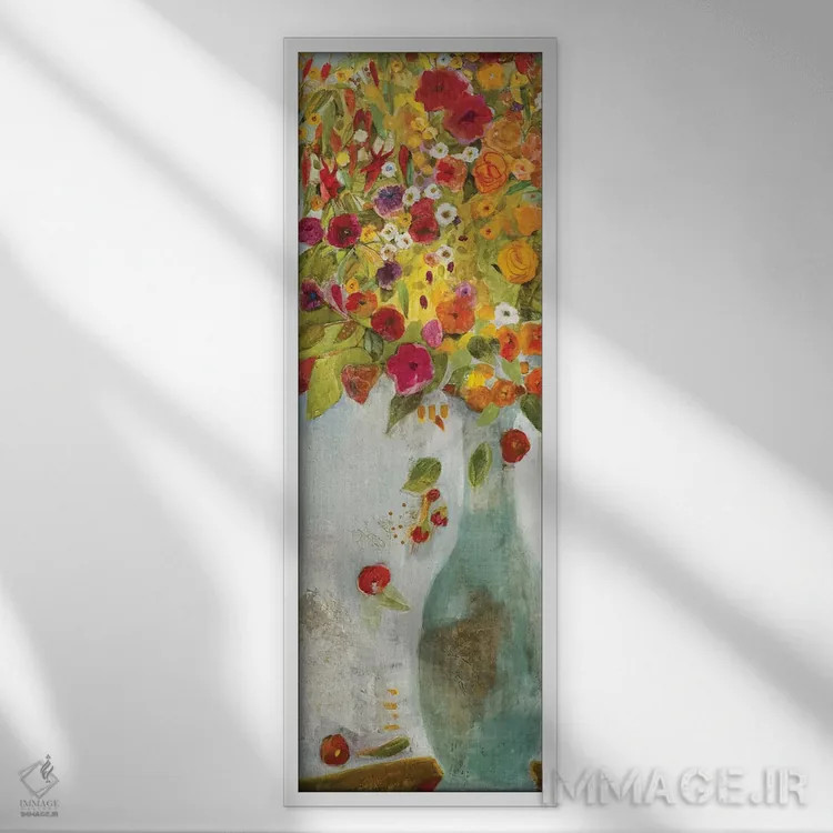 تابلو شادی 2 (سرور باغ) اثر جیل مارتین - نمای قابدار سفید