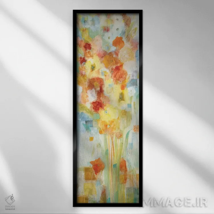 تابلو پیچ و تاب اثر جیل مارتین - نمای قابدار مشکی