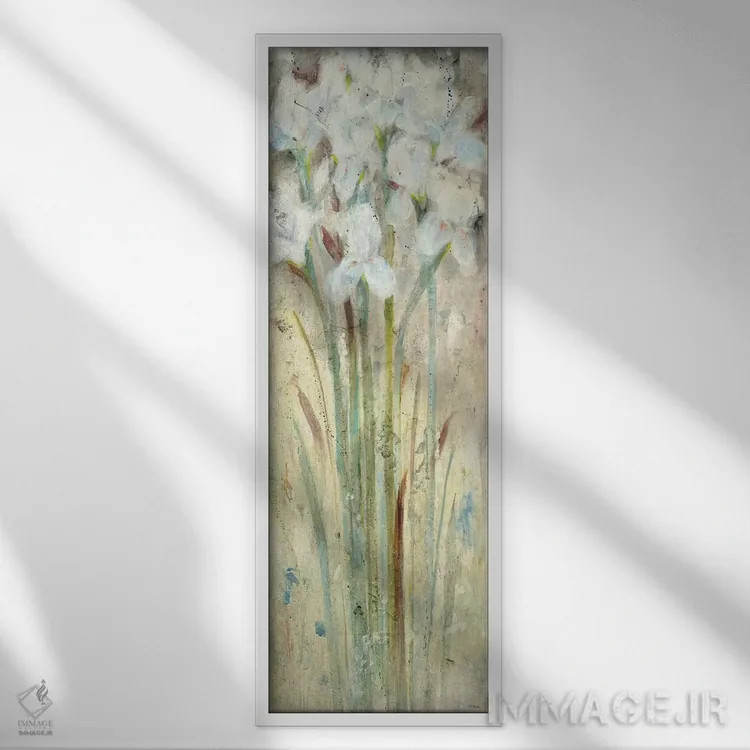 تابلو نگاه ۲ اثر جیل مارتین - نمای قابدار سفید