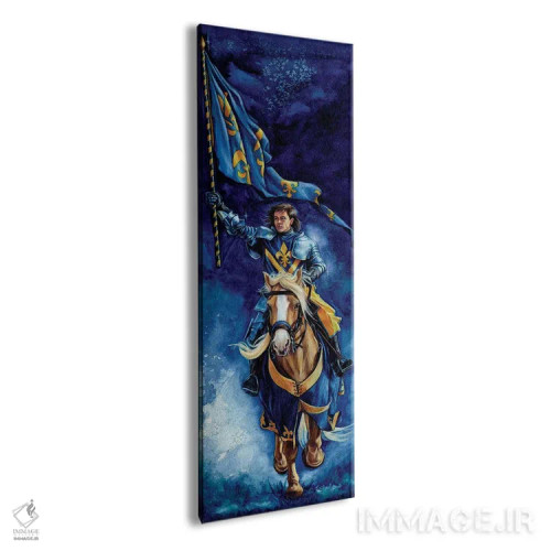 تابلو نیزهدار (اسبدار مبارزات سنتی) اثر جین استار ویلز - نمای پرسپکتیو محصول