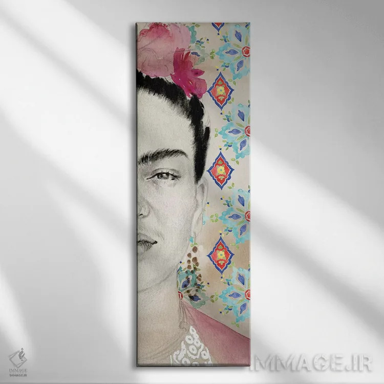 تابلو دیپتیک فریدا ۱ اثر جنیفر پکستون پارکر - نمای روبهرو روی دیوار
