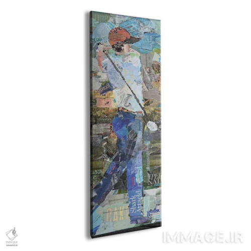 تابلو The Golfer,پسرم، گلفباز اثر جیمی پاولیچ-واکر - نمای پرسپکتیو محصول