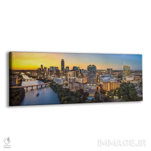 تابلو خط افق آستین پس از غروب اثر عکاسی جاناتان راس - نمای پرسپکتیو محصول