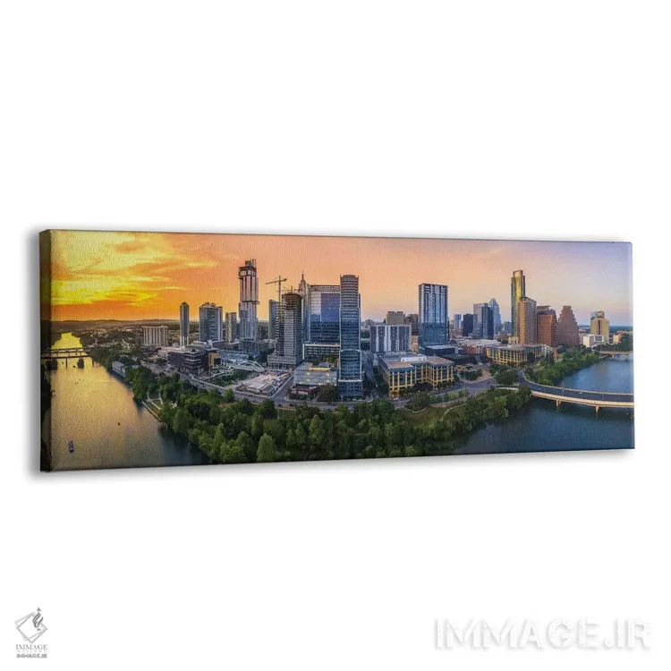 تابلو رودخانه کلرادو که از آستین میگذرد اثر عکاسی جاناتان راس - نمای پرسپکتیو محصول
