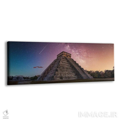 تابلو راه شیری بر فراز چیچن ایتزا (مکزیک) اثر عکاسی جاناتان راس - نمای پرسپکتیو محصول