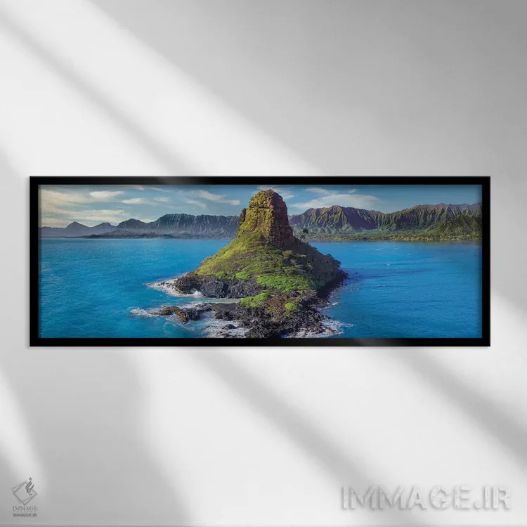 تابلو کلاه مرد چینی در اوآهو (جزیره کوچک) اثر عکاسی جاناتان راس - نمای قابدار مشکی