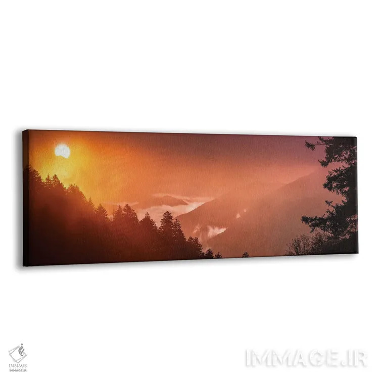 تابلو طلوع مهآلود در اسموکیز اثر عکاسی جاناتان راس - نمای پرسپکتیو محصول