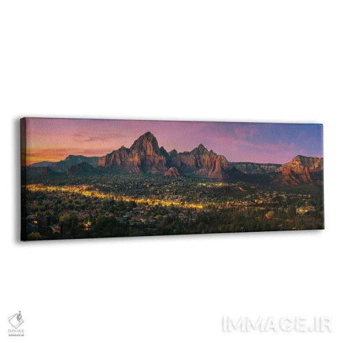 تابلو غروب آفتاب در سدونا آریزونا اثر عکاسی جاناتان راس - نمای پرسپکتیو محصول