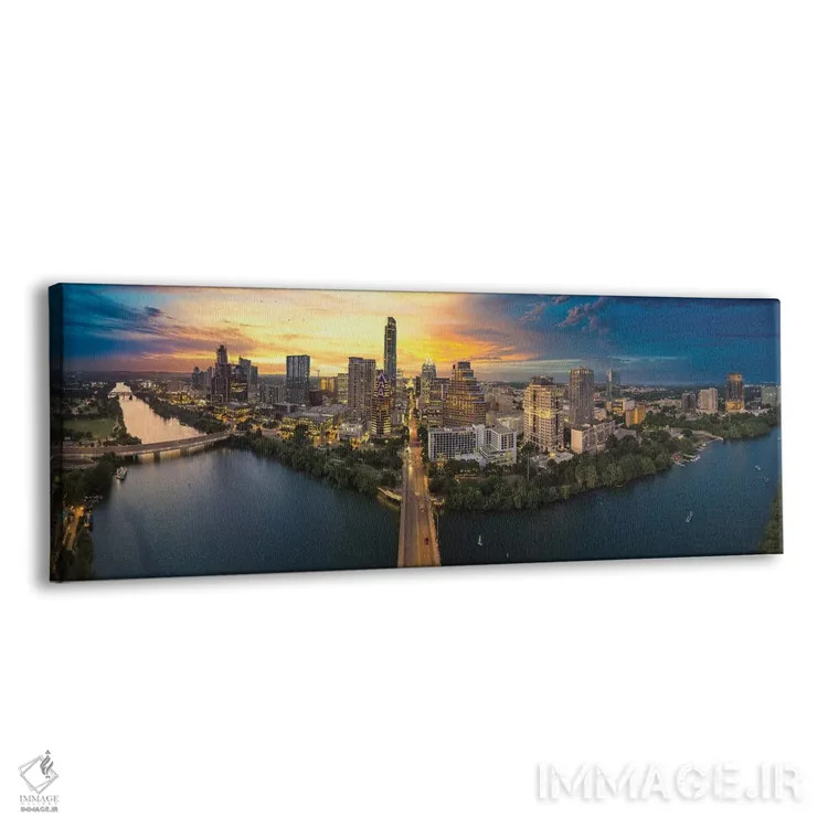 تابلو غروب بر آستین اثر عکاسی جاناتان راس - نمای پرسپکتیو محصول