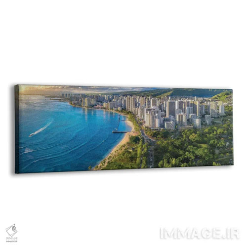 تابلو غروب در هونولولو اثر عکاسی جاناتان راس - نمای پرسپکتیو محصول