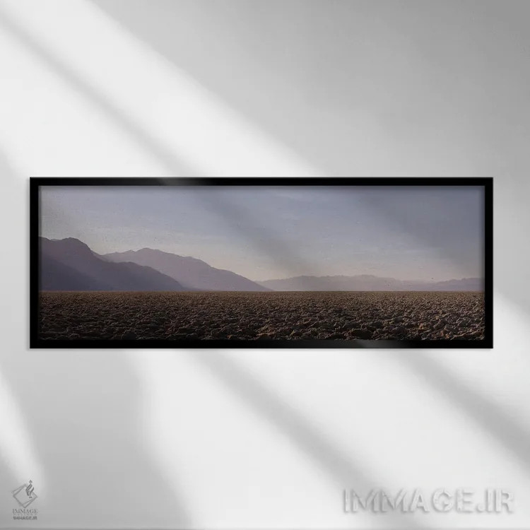 تابلو پارک ملی دره مرگ اثر عکاسی جاناتان راس - نمای قابدار مشکی
