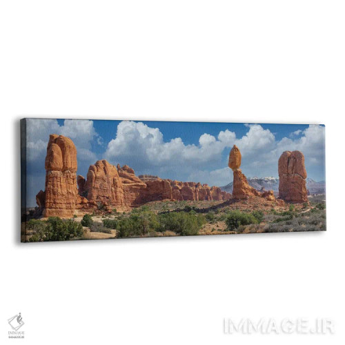 تابلو پانورامای صخره متوازن اثر عکاسی جاناتان راس - نمای پرسپکتیو محصول