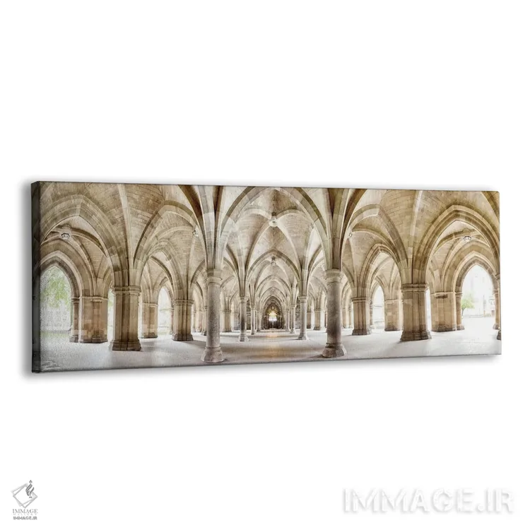 تابلو منظره کلی کلاستر دانشگاه گلاسگو اثر جین ریکس - نمای پرسپکتیو محصول