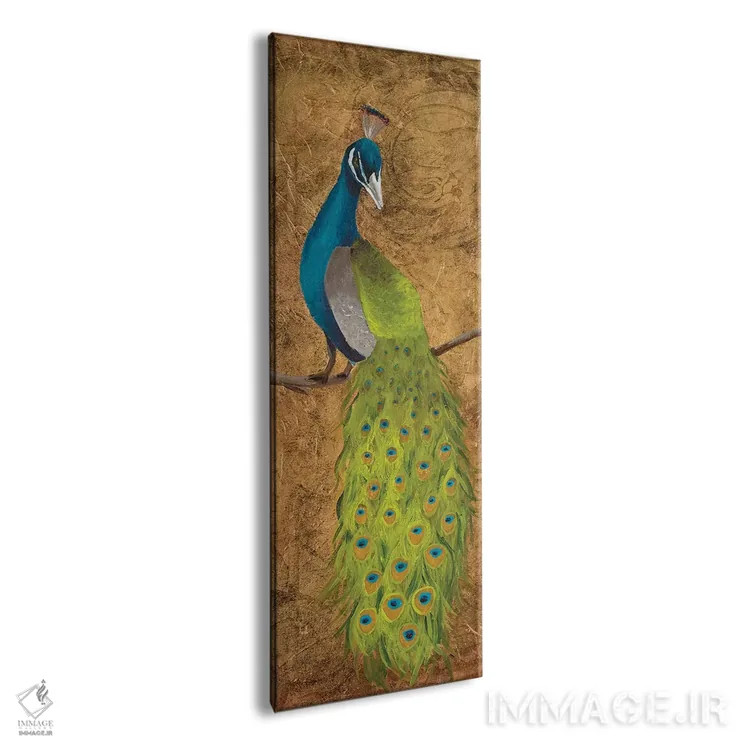 تابلو طاووسها دوم اثر جوزفینا - نمای پرسپکتیو محصول