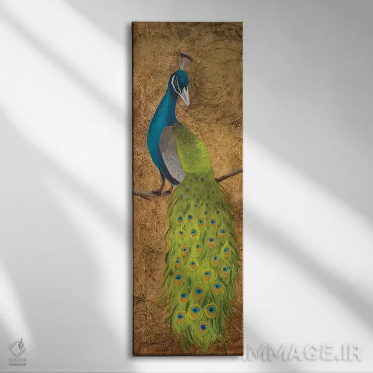تابلو طاووسها دوم اثر جوزفینا - نمای روبهرو روی دیوار