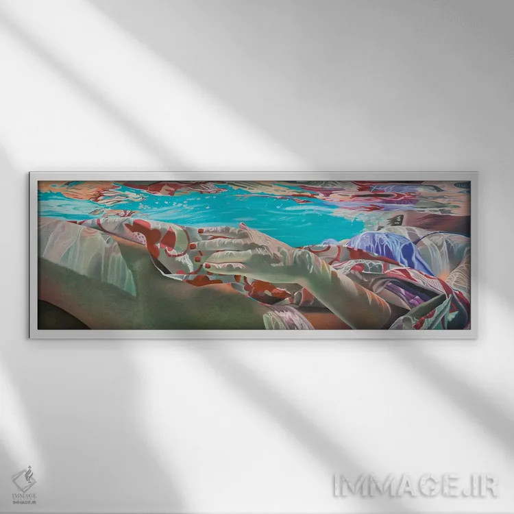 تابلو روح اثر جوزپ مونکادا - نمای قابدار سفید