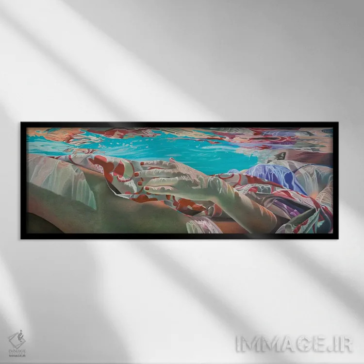 تابلو روح اثر جوزپ مونکادا - نمای قابدار مشکی