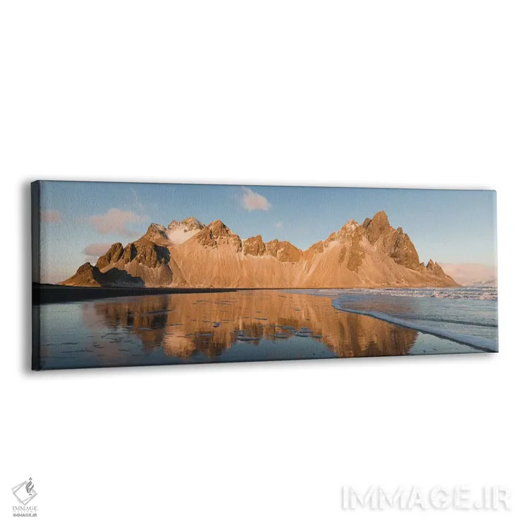 تابلو کوه طلایی اثر جو شاتر - نمای پرسپکتیو محصول