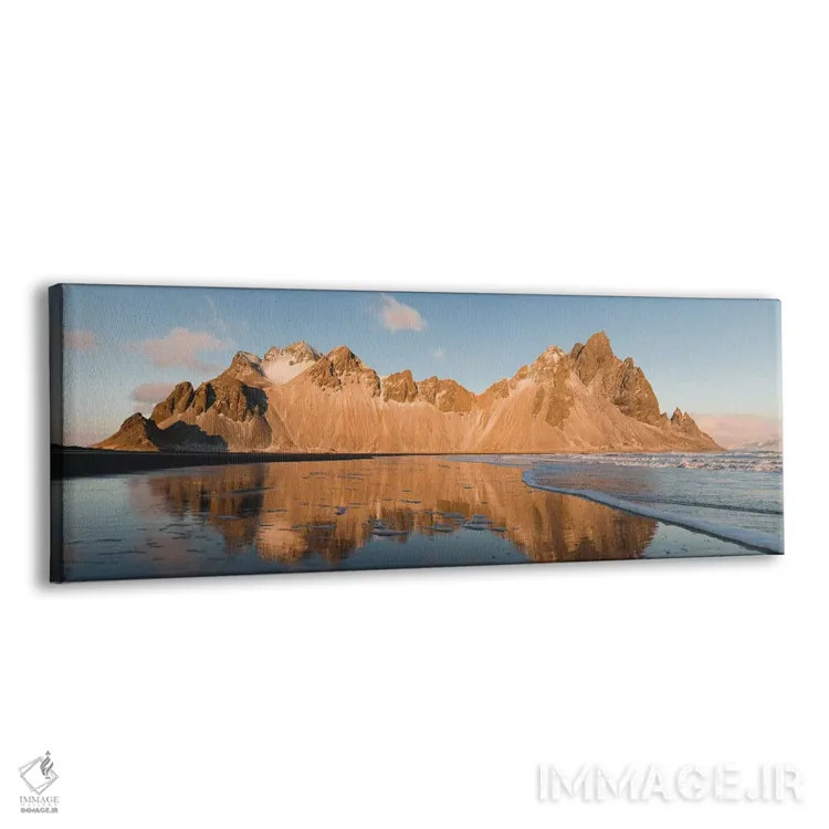 تابلو کوه طلایی اثر جو شاتر - نمای پرسپکتیو محصول