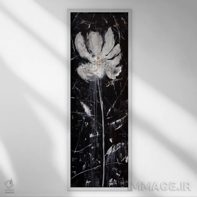 تابلو تاب سایه ۱ اثر جولیان اسپنسر - نمای قابدار سفید