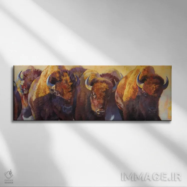 تابلو دیوار رعد و برق اثر جولی تی. چاپمن - نمای روبهرو روی دیوار