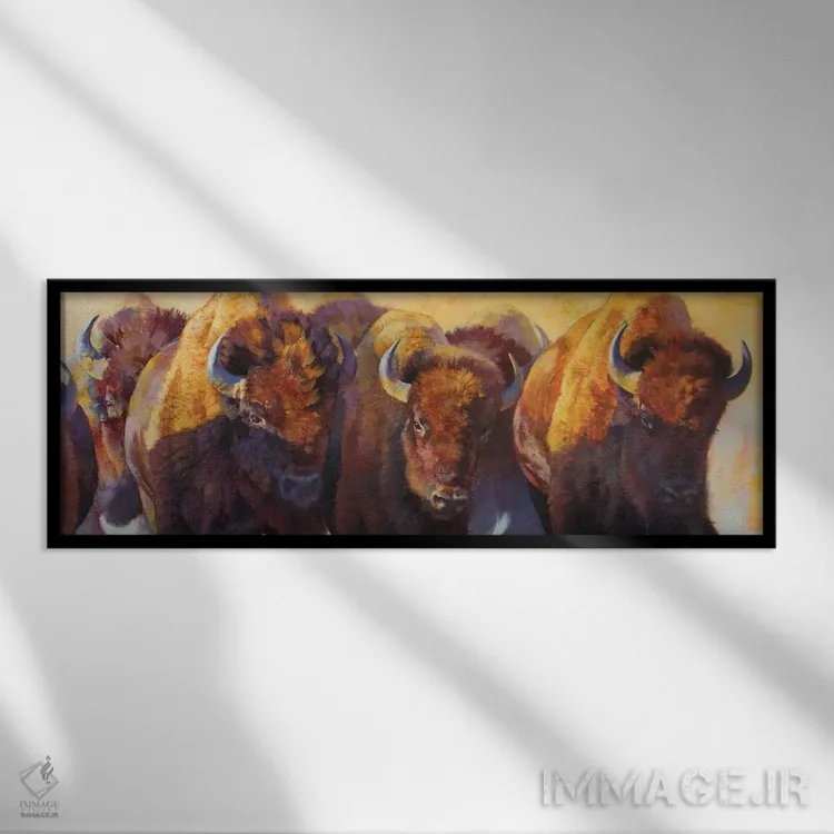 تابلو دیوار رعد و برق اثر جولی تی. چاپمن - نمای قابدار مشکی