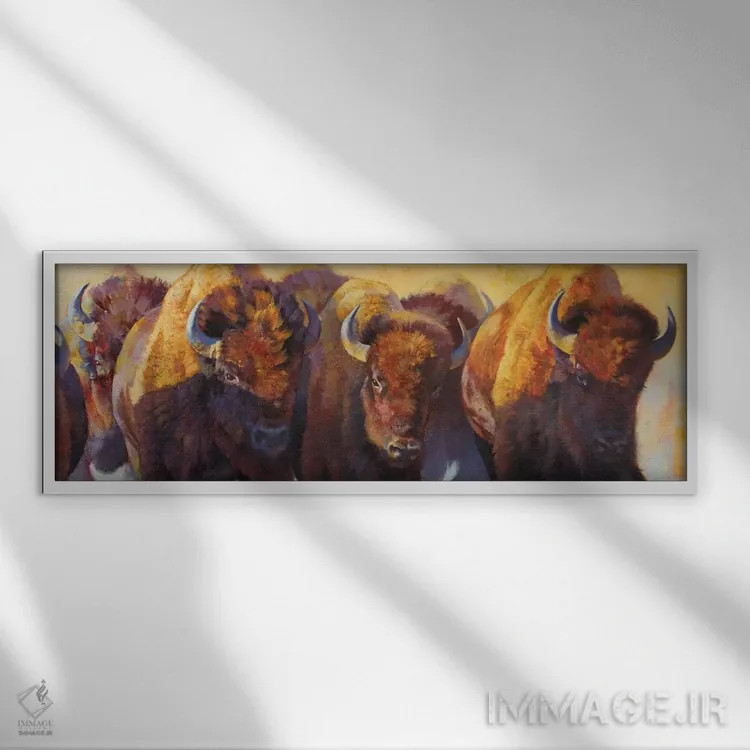 تابلو دیوار رعد و برق اثر جولی تی. چاپمن - نمای قابدار سفید