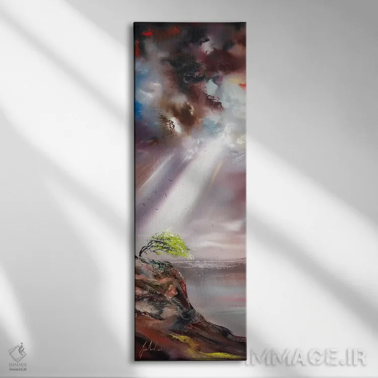 تابلو انتظار یک معجزه را داشته باش اثر جولی ان اسکات - نمای روبهرو روی دیوار