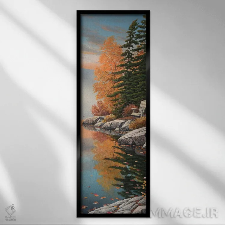 تابلو صبحهای آسان اثر جیک وندنبرینگک - نمای قابدار مشکی