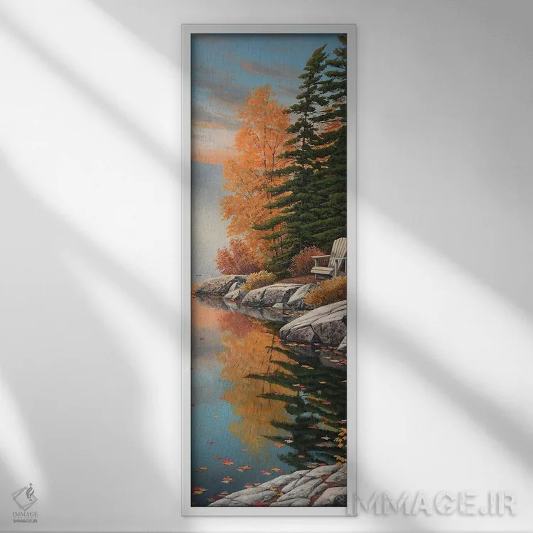 تابلو صبحهای آسان اثر جیک وندنبرینگک - نمای قابدار سفید