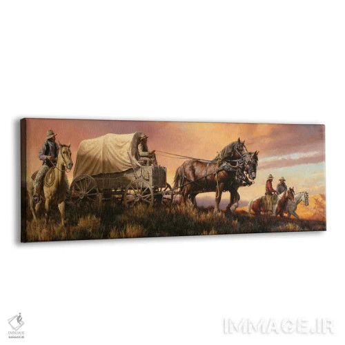 تابلو آسمان پهناور اثر جو ولاسکز - نمای پرسپکتیو محصول