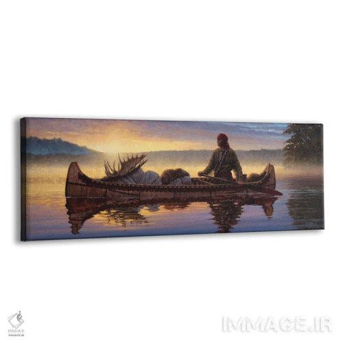 تابلو کوهنورد جنگل (ماجراجوی فرانسوی کانادایی) اثر جو ولاسکز - نمای پرسپکتیو محصول