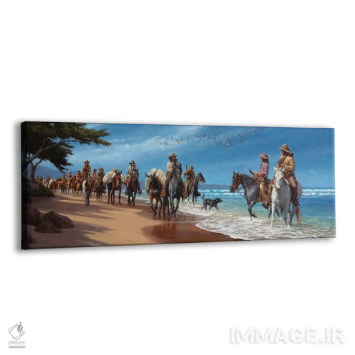 تابلو آنها به اقیانوس آرام رسیدند اثر جو ولاسکز - نمای پرسپکتیو محصول