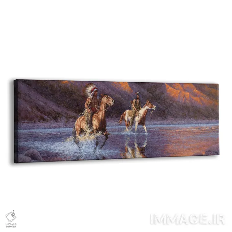 تابلو غروب اثر جو ولاسکز - نمای پرسپکتیو محصول