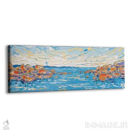 تابلو چشمانداز اقیانوس ۴ اثر جوزف ویلانوا - نمای پرسپکتیو محصول