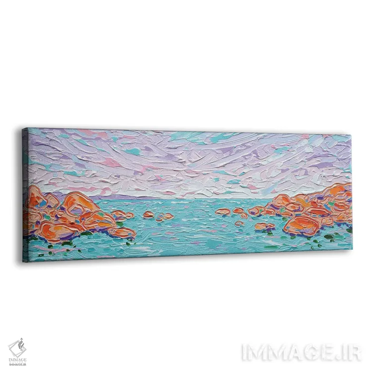 تابلو چشمانداز اقیانوس ۳ اثر جوزف ویلانوا - نمای پرسپکتیو محصول