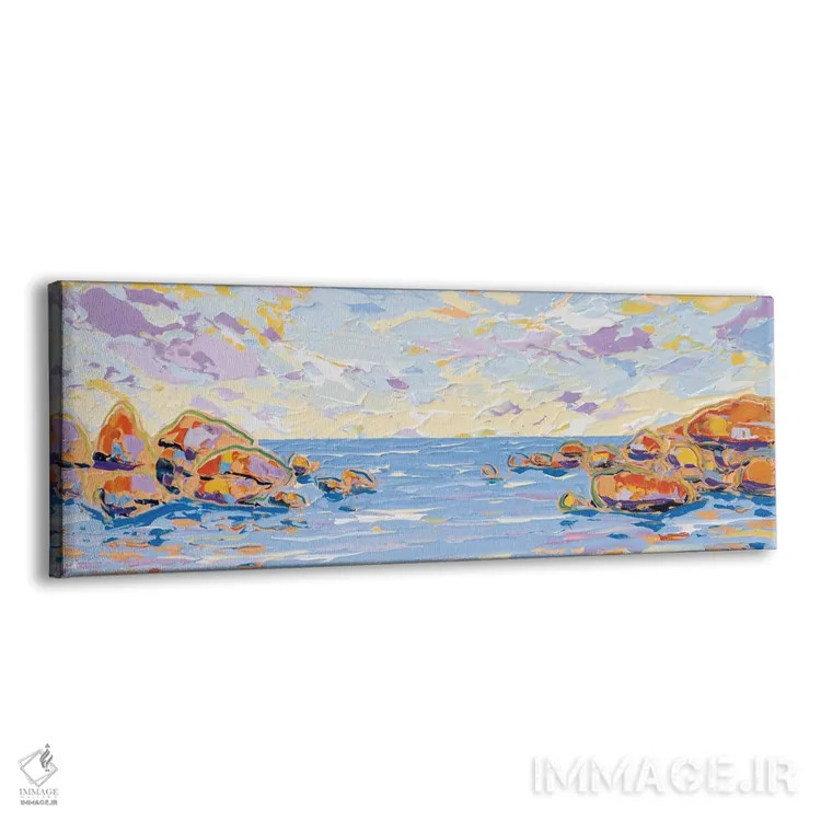 تابلو چشمانداز اقیانوس ۵ اثر جوزف ویلانوا - نمای پرسپکتیو محصول